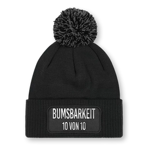 Bumsbarkeit - Beanie mit Bommel