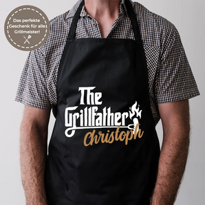 The Grillfather - Schürze Personalisiert