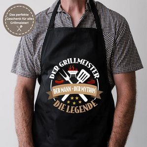 Der Grillmeister die Legende - Schürze