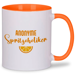 Anonyme Spritzoholiker - Tasse #farbe_orange