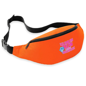 Ich hab ein Delfin in meiner Bauchtasche - Bauchtasche #farbe_orange