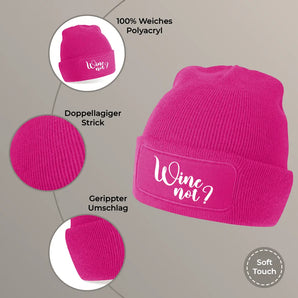 Wine not?- Beanie #farbe_pink