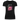 Born to be wild berry lillet  - Damen T-Shirt Farbe Schwarz