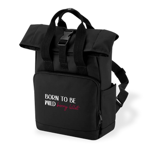 Born to be Wild Berry Lillet - Mini Rolltop-Rucksack 