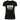 Bier-Annahmestelle  - Damen T-Shirt Farbe Schwarz