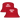 Voll Hübsch, Hübsch voll Fischerhut zweier Set #farbe_red