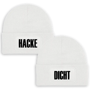 Hacke Dicht Set - Beanie #farbe_weiss