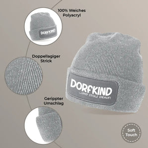 Dorfkind - Beanie #farbe_grau-meliert