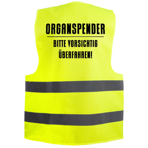 Organspender - Warnweste