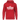 Mädchen auf dem Pferd  - Unisex Kapuzenpullover Hoodie Farbe Rot