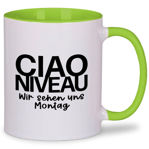 Ciao Niveau - Tasse #farbe_gruen