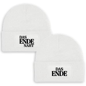 Das Ende naht Set - Beanie #farbe_weiss