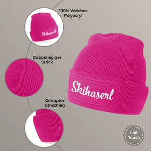 Skihaserl - Beanie #farbe_pink