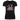 Skihase  - Damen T-Shirt Farbe Schwarz