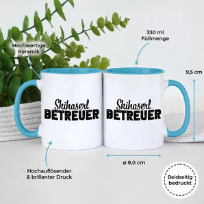 Skihaserl Betreuer - Tasse #farbe_blau