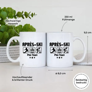 Aprés-Ski Pro Team - Tasse #farbe_weiss