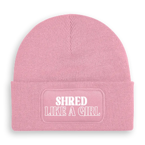 Shred like a girl - Beanie #farbe_rosa