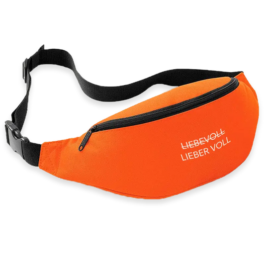 Lieber voll - Bauchtasche #farbe_orange