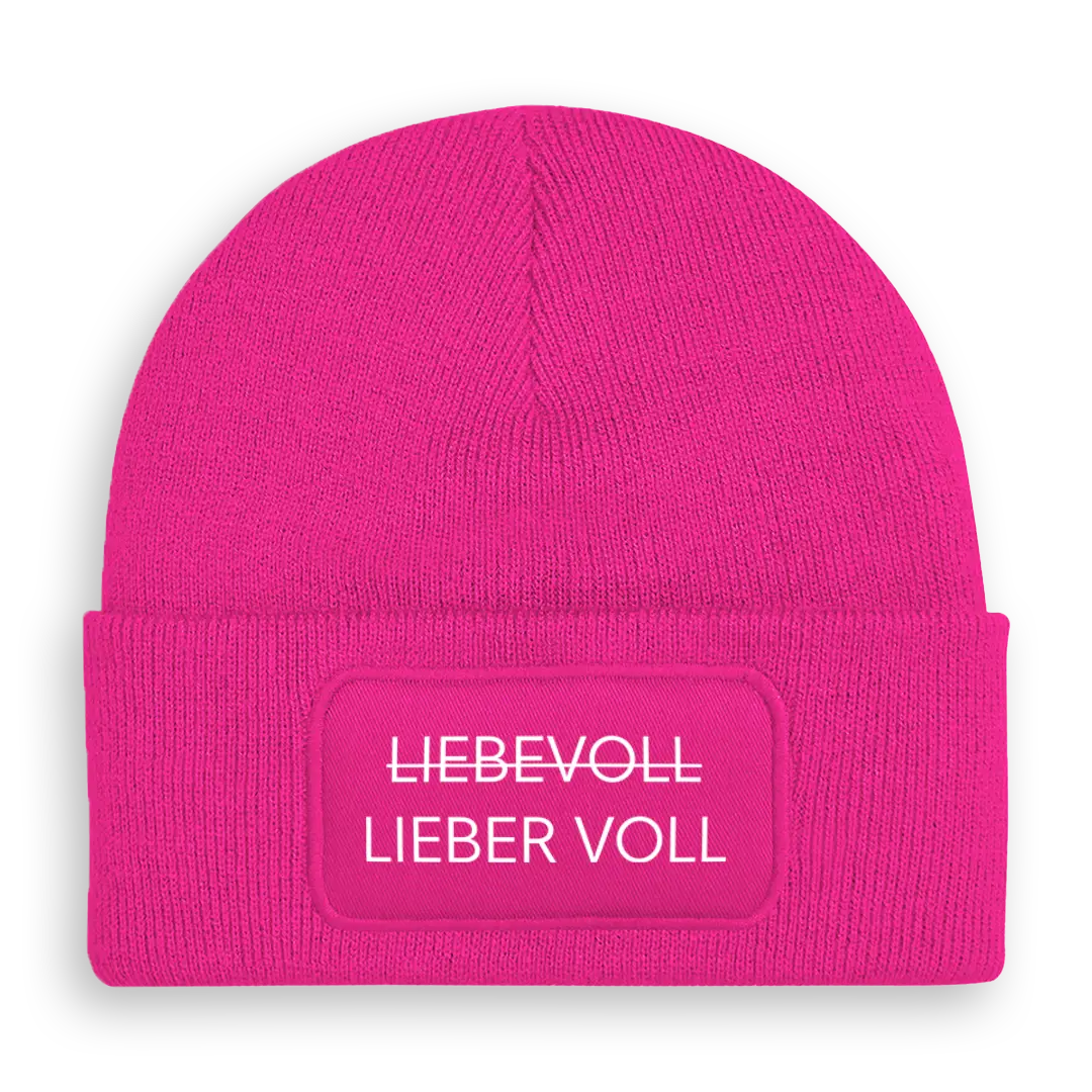 Beanie Pink – Lieber voll Beanie