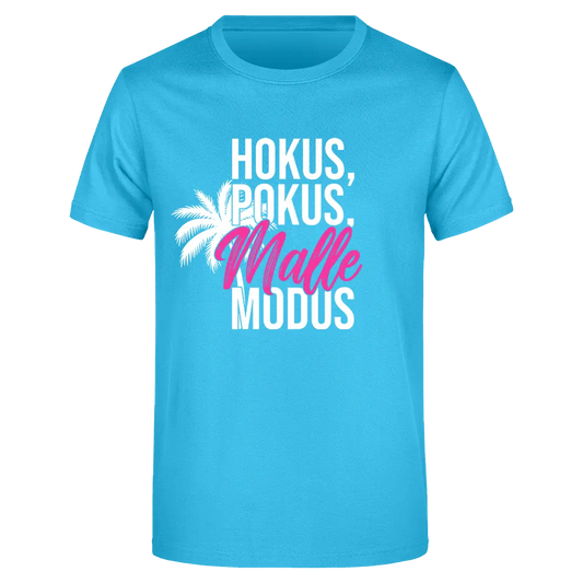 Hokus, Pokus, Malle Modus  - Herren T-Shirt Farbe Blau
