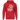 Man muss auch mal lernen Wein zu sagen  - Unisex Kapuzenpullover Hoodie Farbe Rot