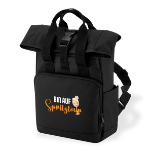 Bin auf Spritztour - Mini Rolltop-Rucksack