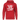 Bitte nicht Schubsen ich bin schon leicht angetütelt  - Unisex Kapuzenpullover Hoodie Farbe Rot