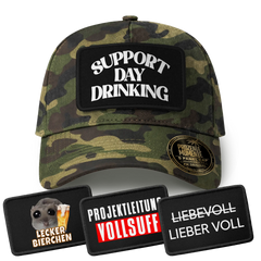 Saufen-Bestseller Set - Cap mit Patches