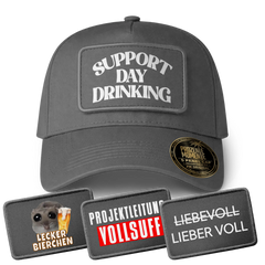 Saufen-Bestseller Set - Cap mit Patches