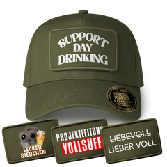 Saufen-Bestseller Set - Cap mit Patches