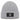Lebe, liebe, lalle – Rippstrick-Beanie in Grau meliert, Ansicht 1 #farbe_grau-meliert