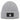 Mittelfinger-Skelett – Rippstrick-Beanie in Grau meliert, Ansicht 1 #farbe_grau-meliert