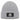 Nicht mein Problem – Rippstrick-Beanie in Grau meliert, Ansicht 1 #farbe_grau-meliert