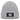 Arschkalt – Rippstrick-Beanie in Grau meliert, Ansicht 1 #farbe_grau-meliert