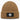 Es eskaliert eh – Rippstrick-Beanie in Karamell, Ansicht 1 #farbe_karamell
