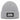 Zu Vino sag ich nie no – Rippstrick-Beanie in Grau meliert, Ansicht 1 #farbe_grau-meliert