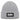 Dorfkind und stolz drauf – Rippstrick-Beanie in Grau meliert, Ansicht 1 #farbe_grau-meliert