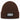 Ich atme ein, ich raste aus – Rippstrick-Beanie in Braun, Ansicht 1 #farbe_braun