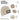 Jingle my balls – Rippstrick-Beanie in Beige, Ansicht 4 #farbe_beige
