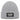 Aus dem Weg, ich muss zum Glühweinstand – Rippstrick-Beanie in Grau meliert, Ansicht 1 #farbe_grau-meliert