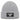 Aus dem Weg, ich brauche Bier – Rippstrick-Beanie in Grau meliert, Ansicht 1 #farbe_grau-meliert