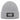 Aus dem Weg, ich brauche Prosecco – Rippstrick-Beanie in Grau meliert, Ansicht 1 #farbe_grau-meliert