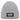 Aus dem Weg, ich muss zum Frühschoppen – Rippstrick-Beanie in Grau meliert, Ansicht 1 #farbe_grau-meliert