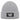 Aus dem Weg, ich brauche Pommes – Rippstrick-Beanie in Grau meliert, Ansicht 1 #farbe_grau-meliert