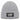 Aus dem Weg, heute wird eskaliert – Rippstrick-Beanie in Grau meliert, Ansicht 1 #farbe_grau-meliert