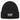 Aus dem Weg, heute wird eskaliert – Rippstrick-Beanie in Schwarz, Ansicht 1 #farbe_schwarz