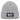 Mir reicht’s, ich brauche Pommes – Rippstrick-Beanie in Grau meliert, Ansicht 1 #farbe_grau-meliert