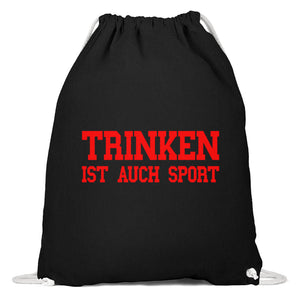 Trinken ist auch Sport - Baumwoll Gymsac-16