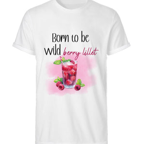 Born to be wild berry lillet - Herren RollUp Shirt-3