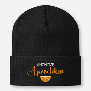 Anonyme Aperoliker  - Beanie Farbe Weiss
